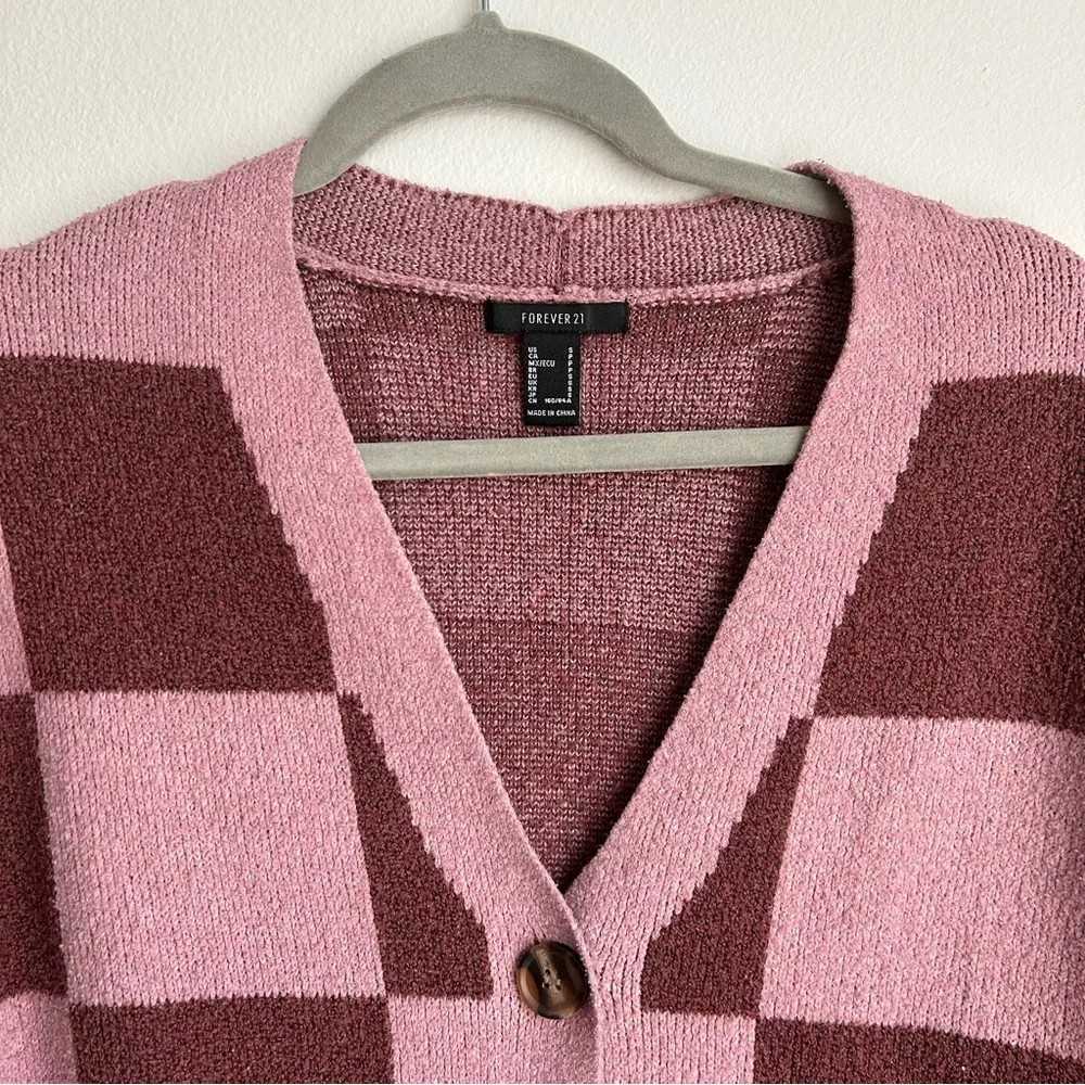 Forever‎ 21 Checkered Cardigan